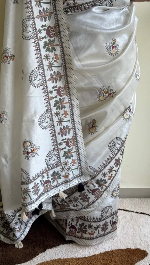 Meadow Folk Saree view 4